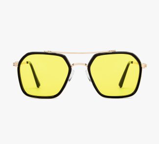 Vincent Chase Gold Yellow Full Rim Geometric